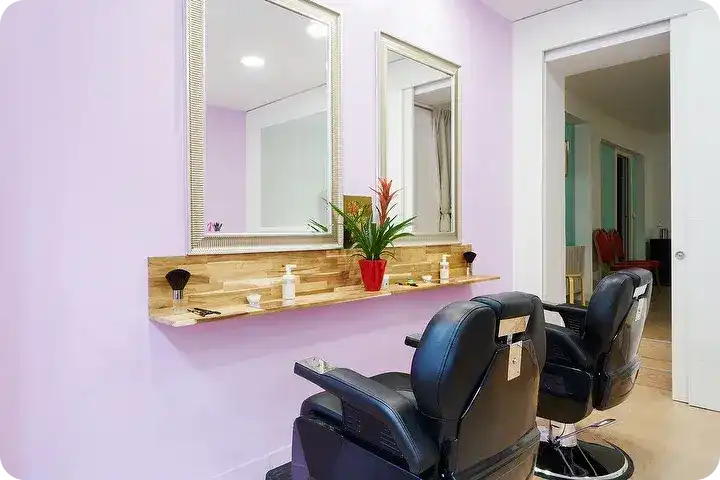 Façade du salon Bhuvi Beauté